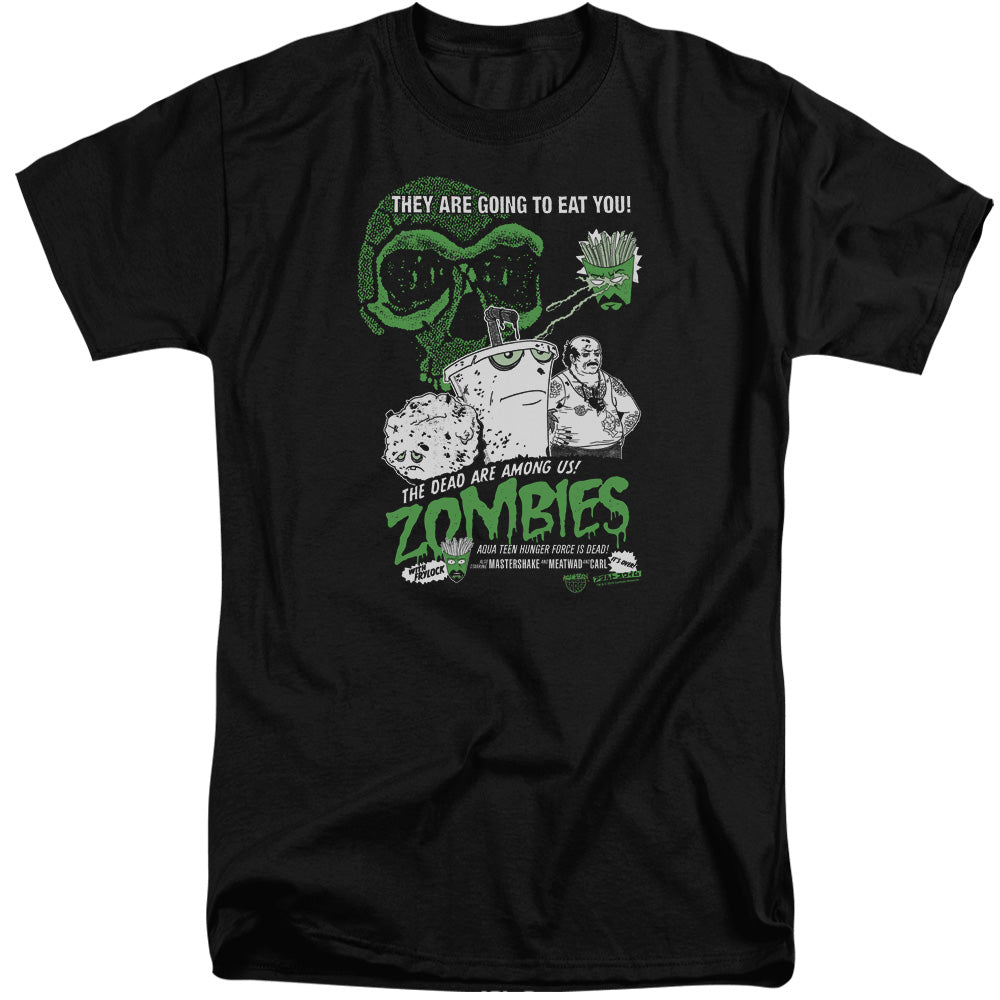 Aqua Teen Hunger Force Zombies Mens Tall T Shirt Black Hoodie, Sweatshirt | CiraTrend.com (Image 1)