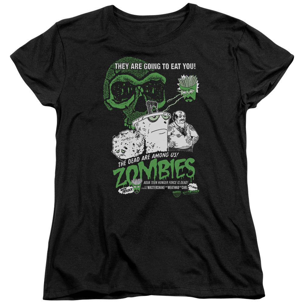 Aqua Teen Hunger Force Zombies Womens T Shirt Black Hoodie, Sweatshirt | CiraTrend.com