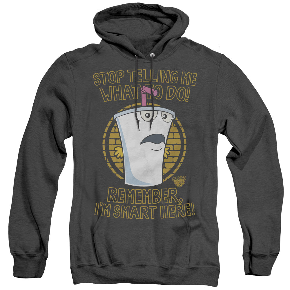Aqua Teen Hunger Force Stop Mens Heather Hoodie Black T-Shirts, Sweatshirt | CiraTrend.com (Image 2)