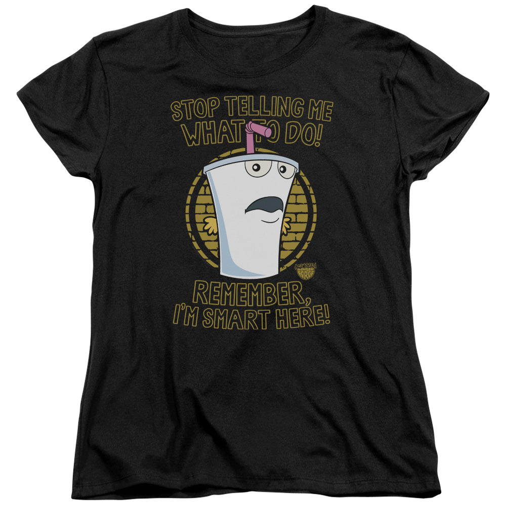 Aqua Teen Hunger Force Stop Womens T Shirt Black Hoodie, Sweatshirt | CiraTrend.com