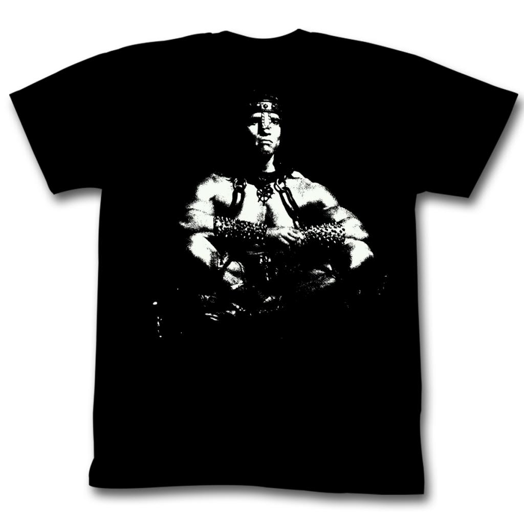 Conan Mens S/S T-Shirt - Sitting Bull - Solid Black Hoodie, Sweatshirt | CiraTrend.com