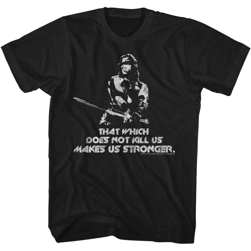 Conan S S Stronger Solid Black T-Shirts, Hoodie, Sweatshirt