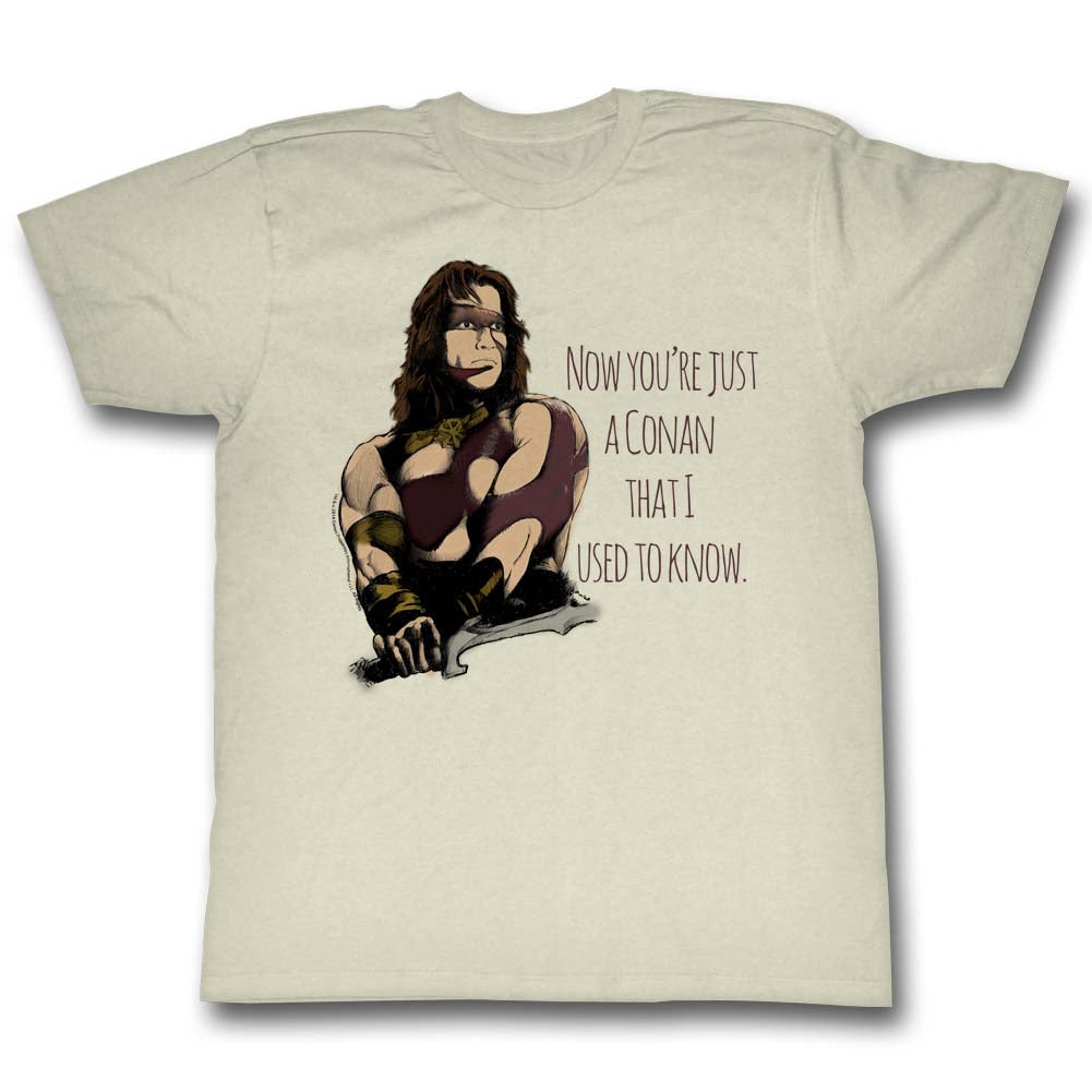 Conan Mens S/S T-Shirt - Somebody - Solid Natural Hoodie, Sweatshirt | CiraTrend.com