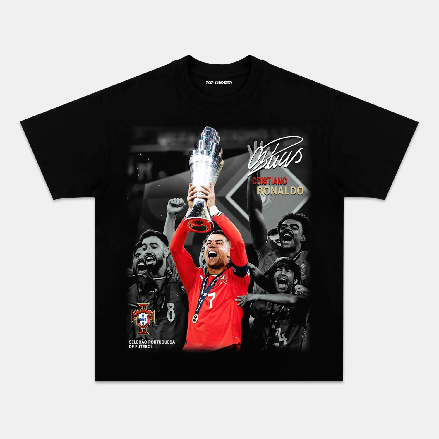 CRISTIANO RONALDO 2025 TEE 2.0 Hoodie, Sweatshirt | CiraTrend.com (Image 1)