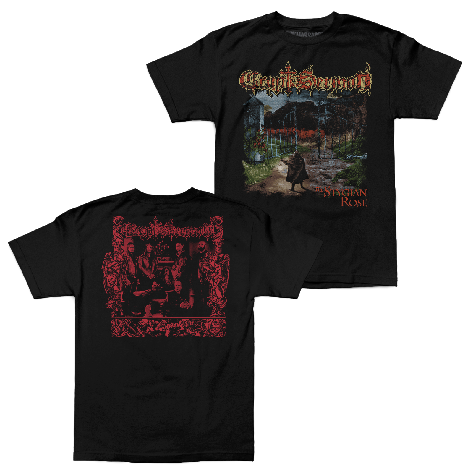 Crypt Sermon "Stygian Rose" Shirt Hoodie, Sweatshirt | CiraTrend.com
