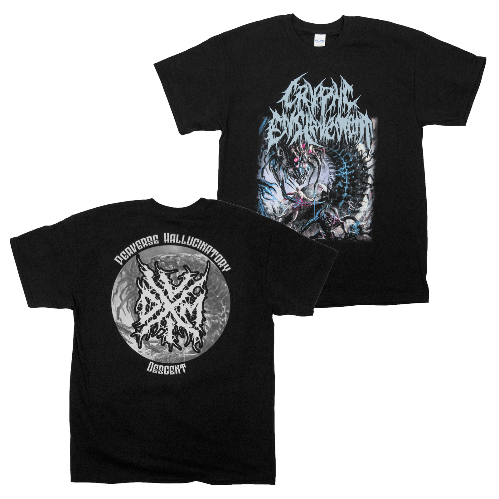 Cryptic Enslavement "Perverse Hallucinatory Descent" Shirt Hoodie, Sweatshirt | CiraTrend.com