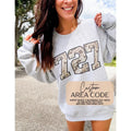 CUSTOM AREA CODE Camo Graphic Top T-Shirts, Hoodie, Sweatshirt | CiraTrend.com