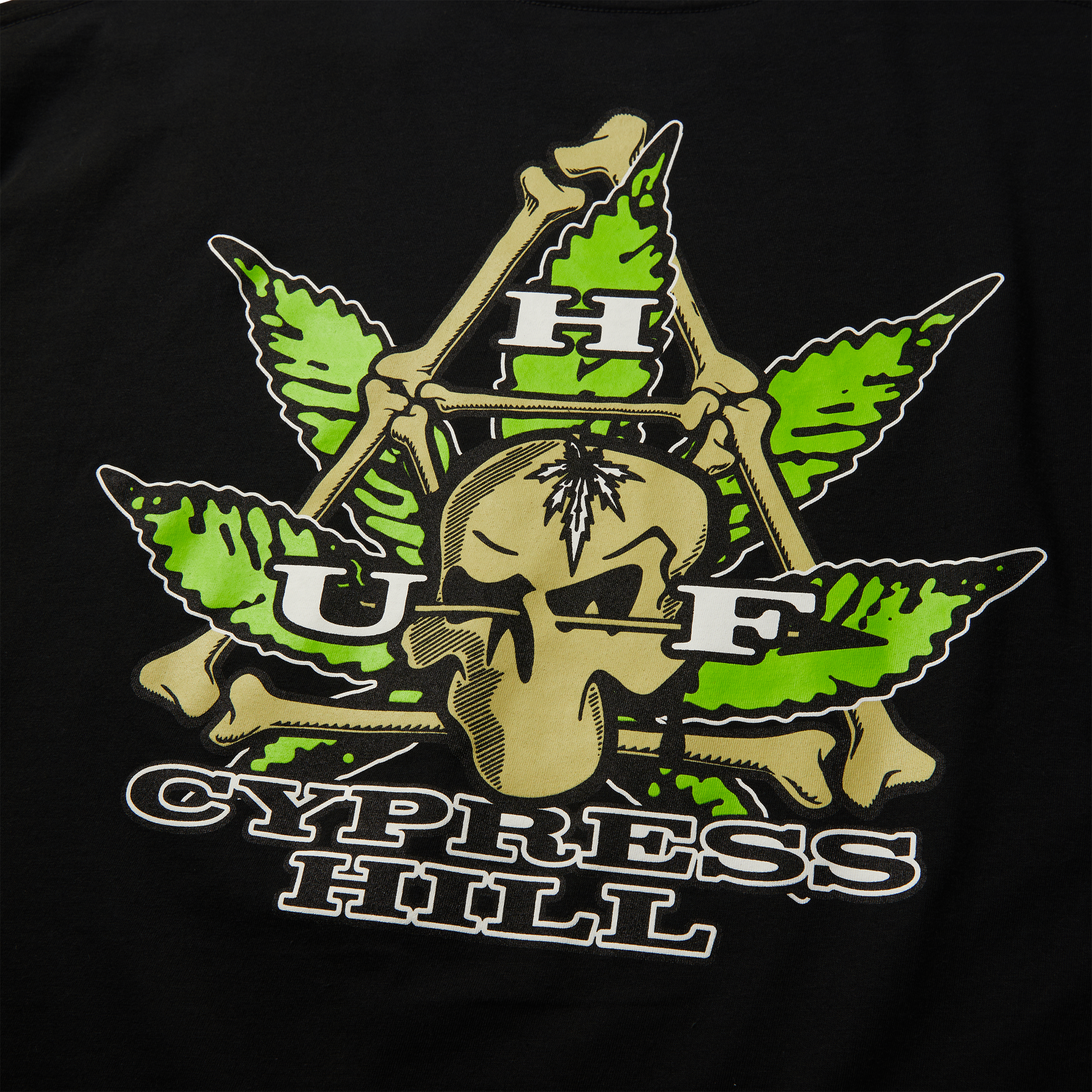 HUF x Cypress Hill Triple Triangle T-Shirt Hoodie, Sweatshirt | CiraTrend.com (Image 4)
