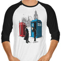Cabins Collide - 3/4 Sleeve Raglan T-Shirt Hoodie, Sweatshirt | CiraTrend.com (Image 1)