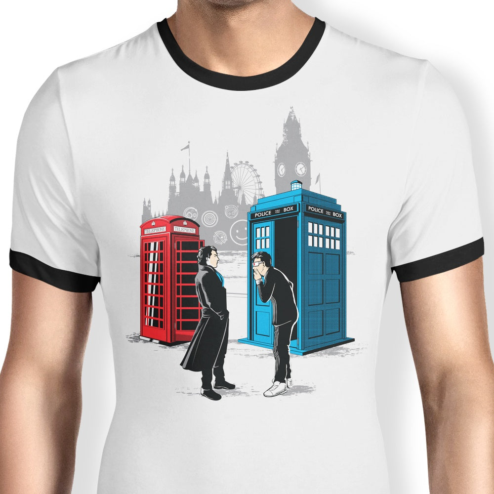 Cabins Collide - Ringer T-Shirt Hoodie, Sweatshirt | CiraTrend.com (Image 1)