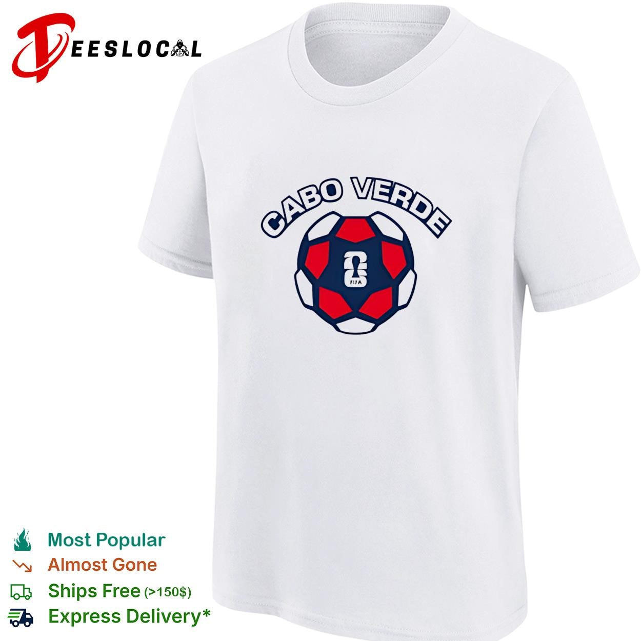 Cabo Verde soccer ball FIFA shirt