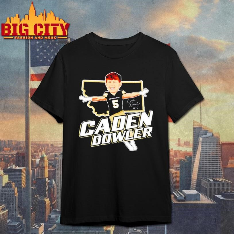 Caden Dowler Montana State Cartoon Shirt