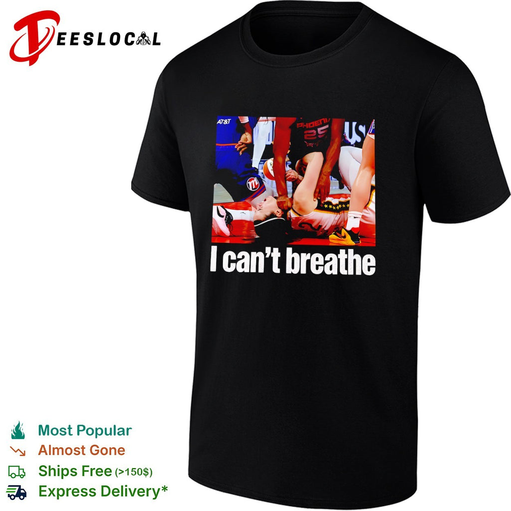 Caitlin Clark Indiana Fever WNBA I can’t breathe shirt
