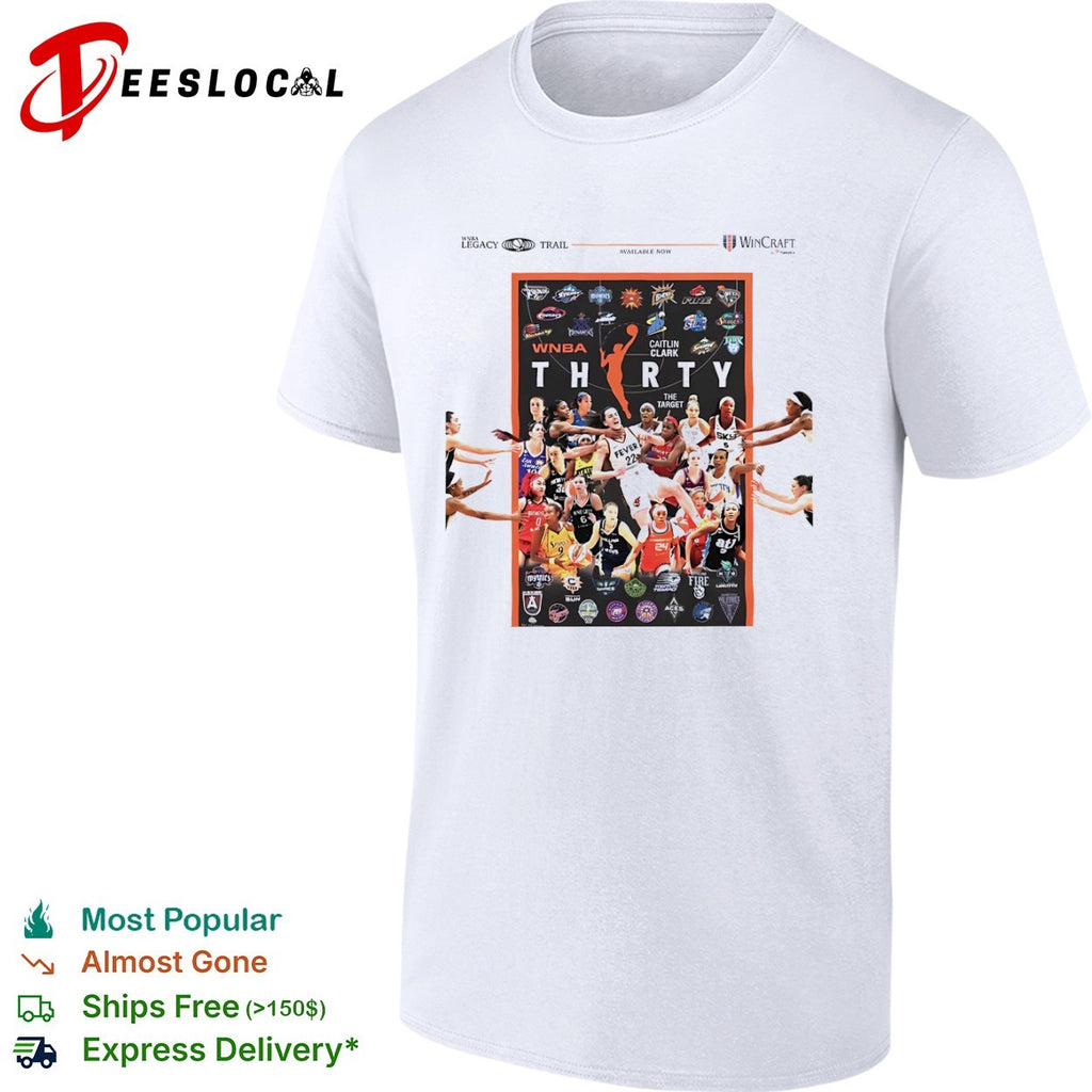 Caitlin Clark Indiana Fever WNBA Thirty the Target sports basketball shirt