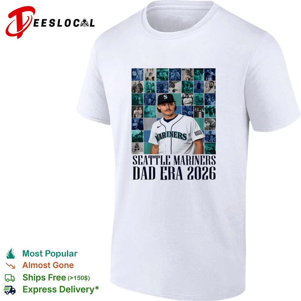 Cal Raleigh Seattle Mariners MLB Seattle Mariners Dad Era 2026 shirt