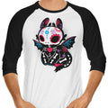 Calavera Fury - 3/4 Sleeve Raglan T-Shirt Hoodie, Sweatshirt | CiraTrend.com (Image 1)