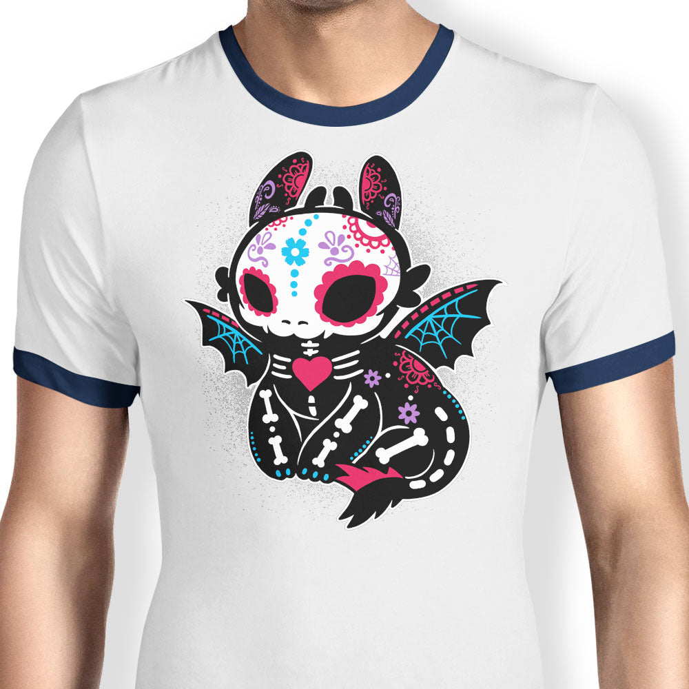 Calavera Fury - Ringer T-Shirt Hoodie, Sweatshirt | CiraTrend.com (Image 3)
