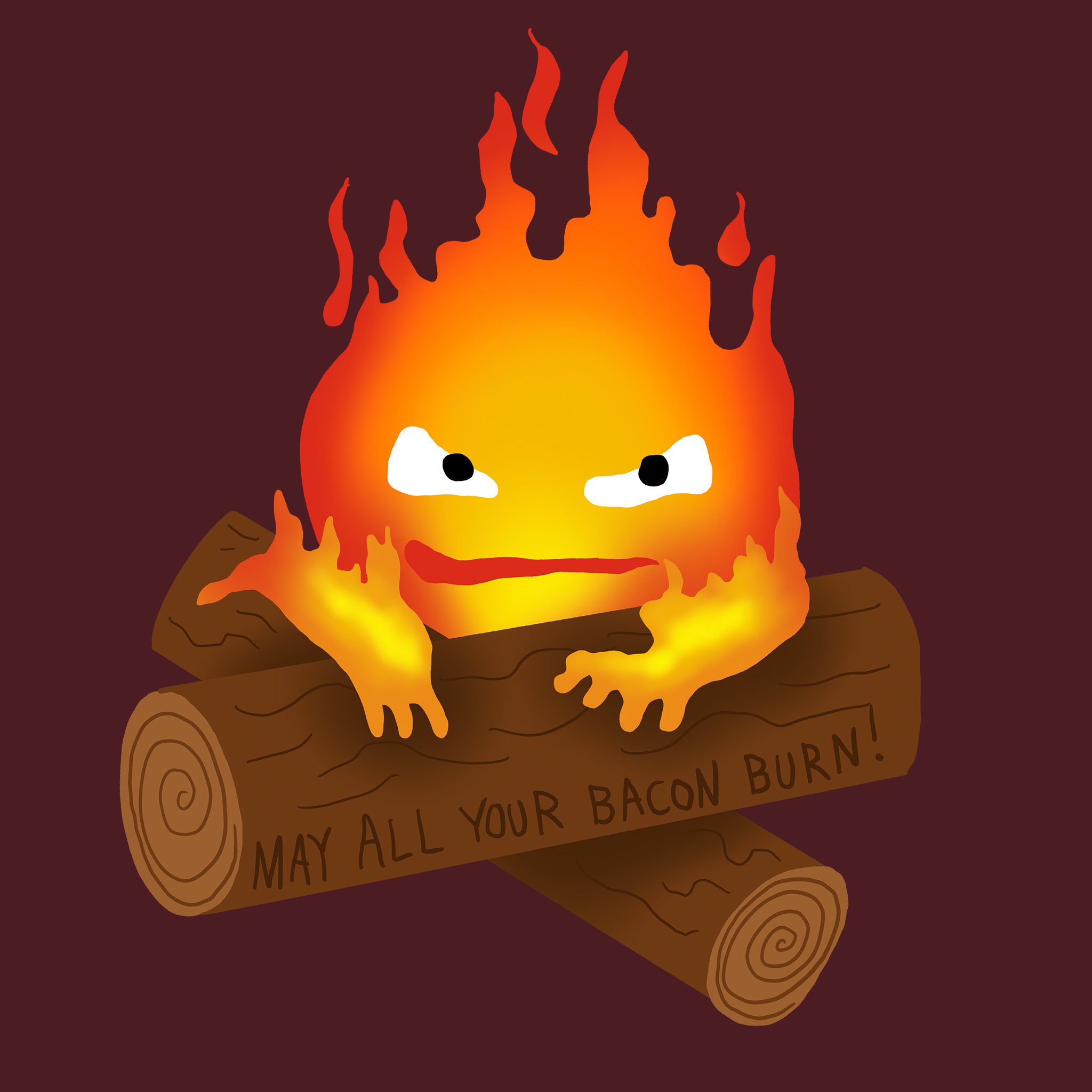 Calcifer Curse Tee Hoodie, Sweatshirt | CiraTrend.com (Image 5)