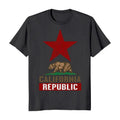 California Republic Flag Large Star Men's T-Shirt Casual Crewneck Hoodie, Sweatshirt | CiraTrend.com