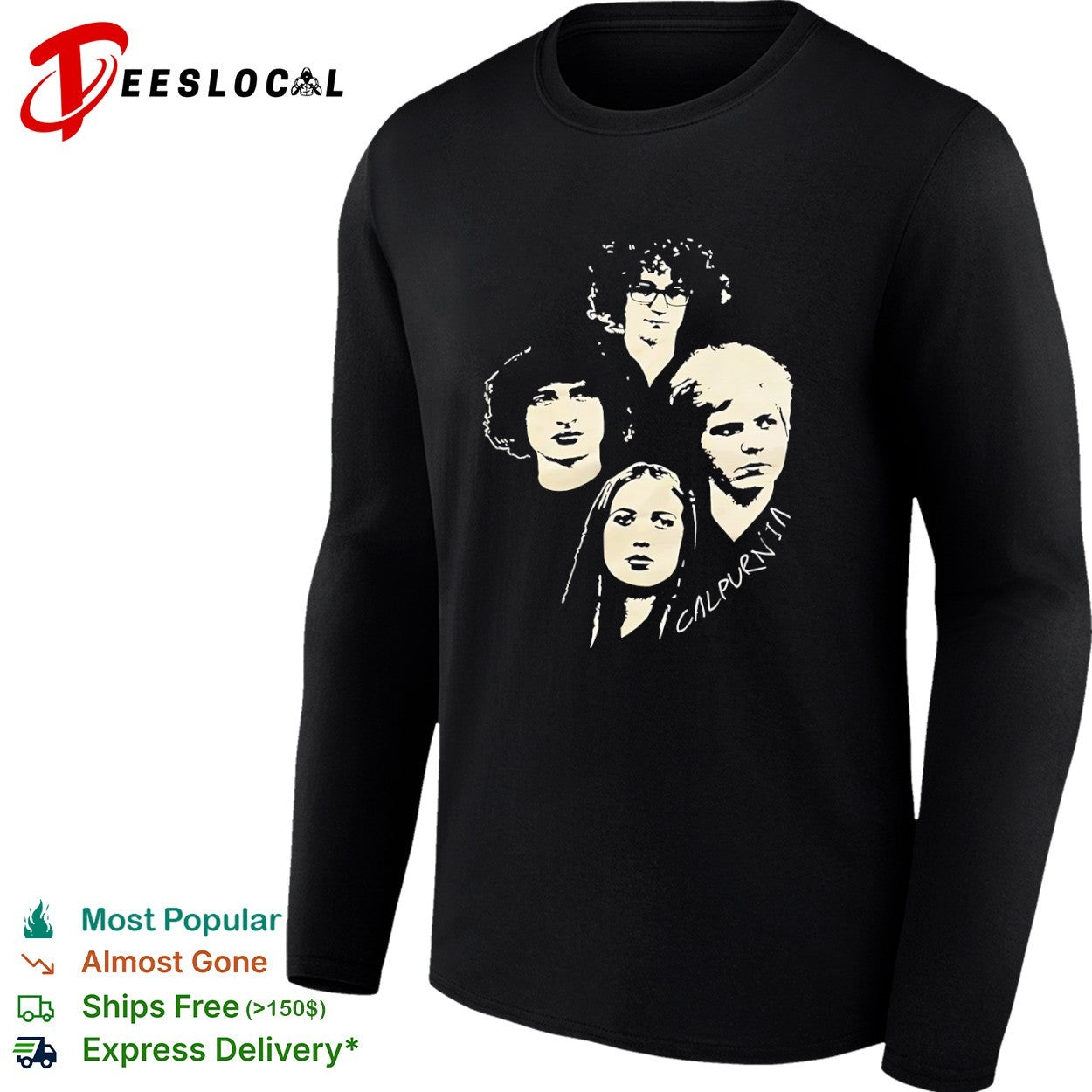 Calpurnia Finn Wolfhard Malcolm Craig Ayla Tesler-Mabe Jack Anderson band shirt