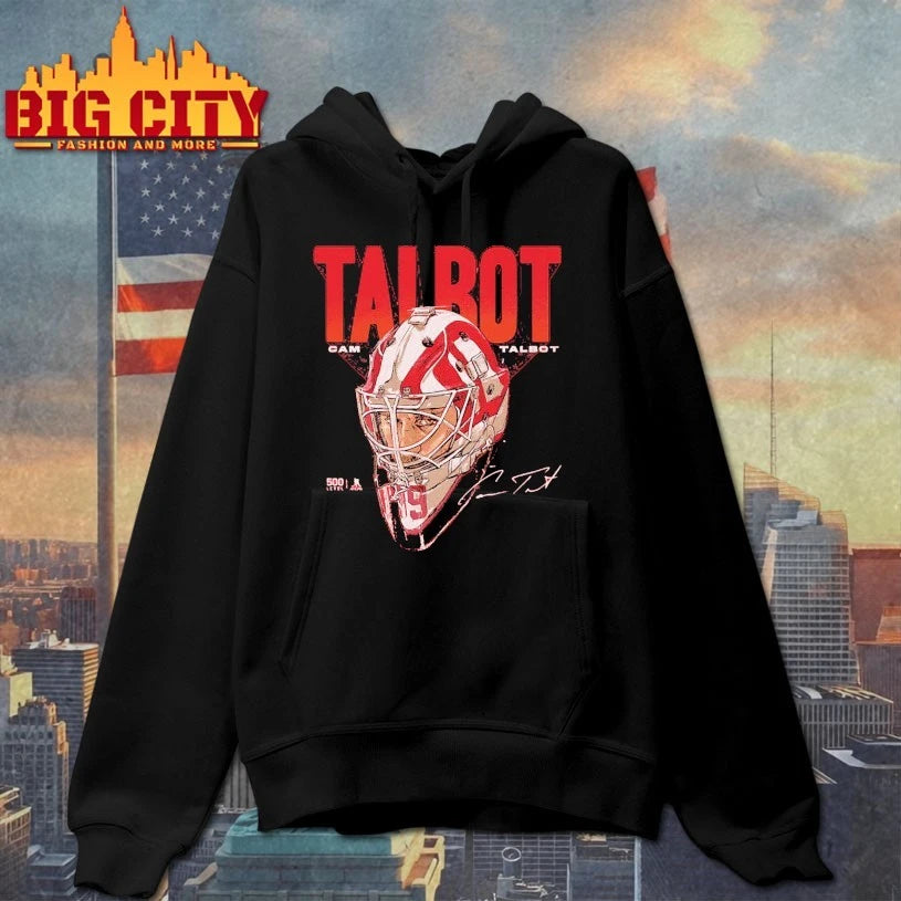 Cam Talbot Detroit Goalie Mask signature shirt