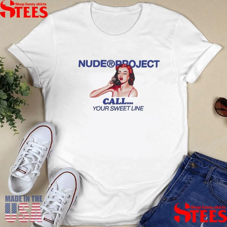 Camiseta Call Gris Nude Project Call Your Sweet Line T-shirt