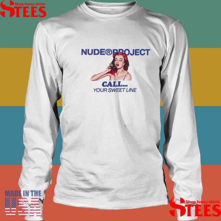 Camiseta Call Gris Nude Project Call Your Sweet Line T-shirt