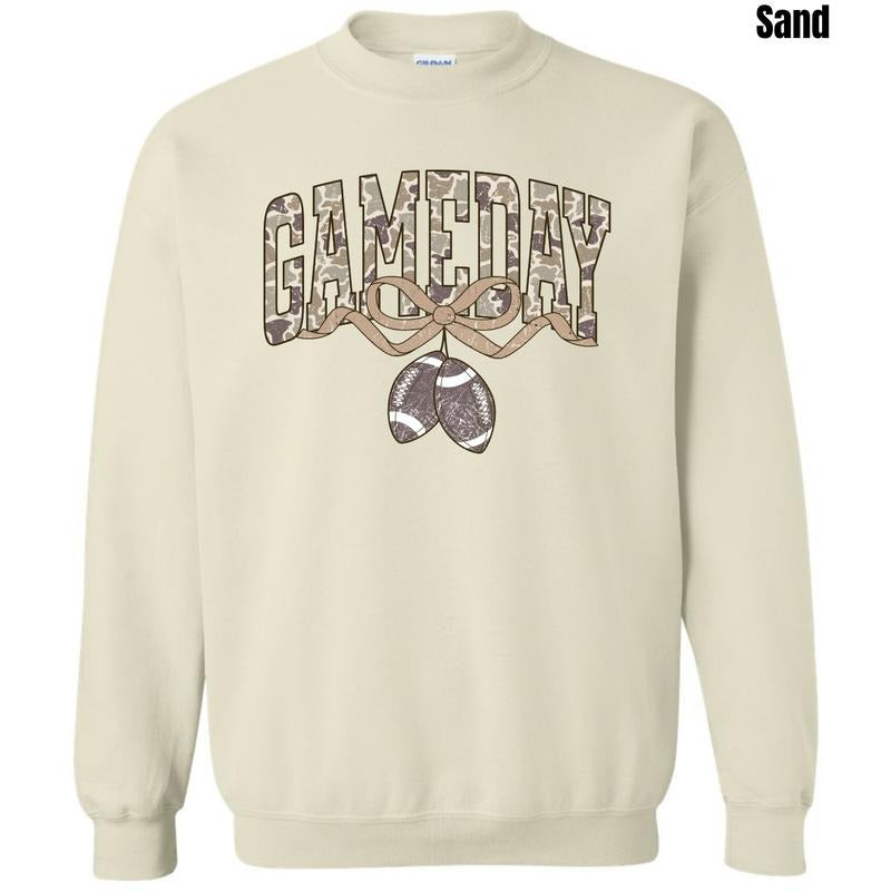 Camo Gameday Sweatshirt 'NLB' T-Shirts, Hoodie | CiraTrend.com