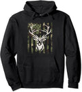 Camouflage American Flag Whitetail Buck Deer Hunting Hunter Hoodie | Unisex Hooded Sweatshirt T-Shirts | CiraTrend.com
