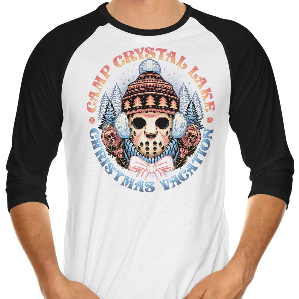 Camp Christmas - 3/4 Sleeve Raglan T-Shirt Hoodie, Sweatshirt | CiraTrend.com (Image 4)