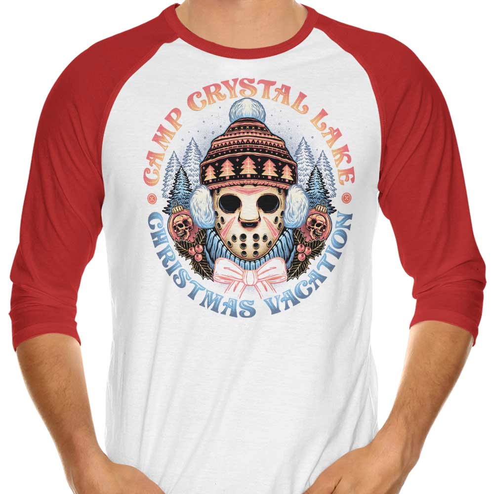 Camp Christmas - 3/4 Sleeve Raglan T-Shirt Hoodie, Sweatshirt | CiraTrend.com (Image 3)