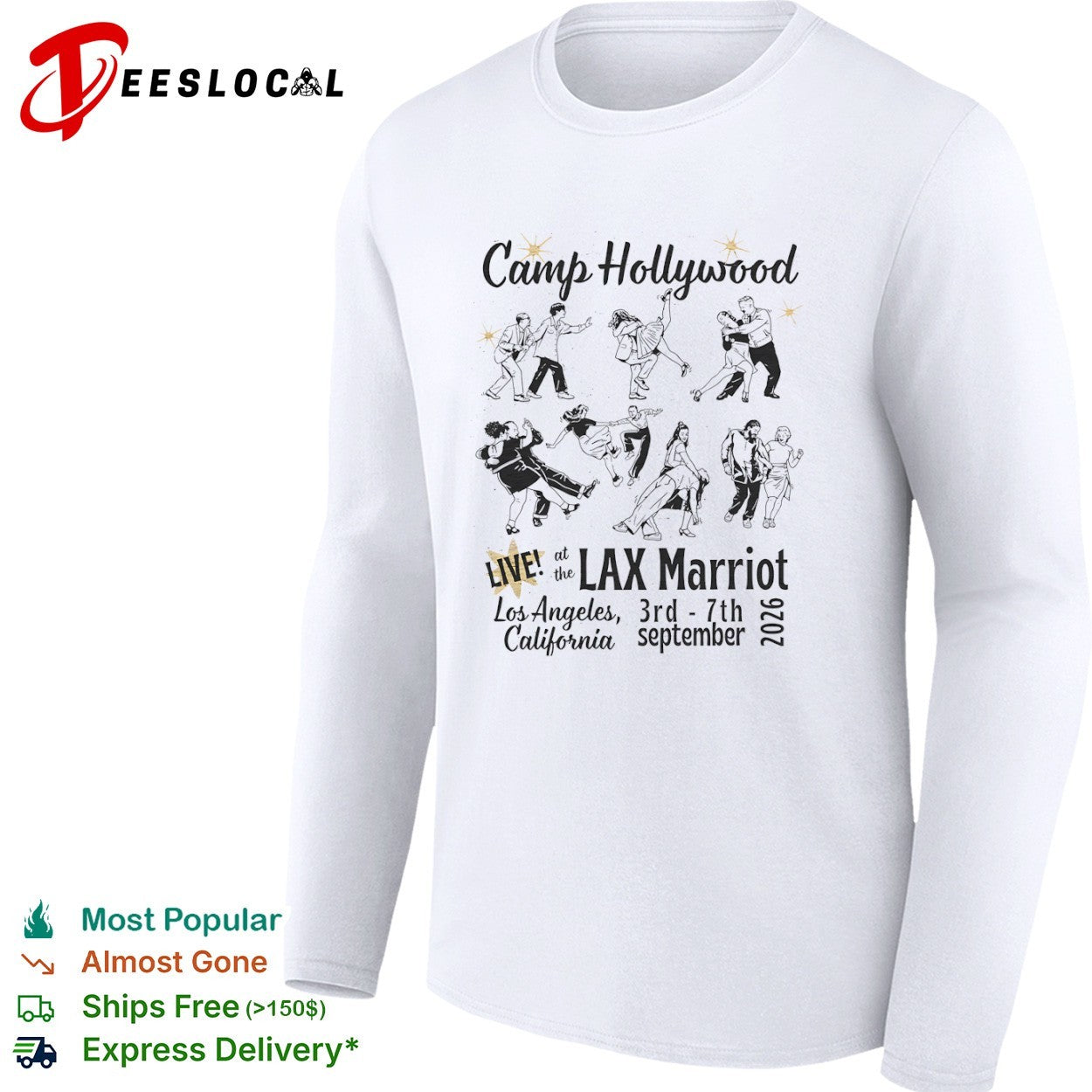 Camp Hollywood LIVE at the LAX Marriot Los Angeles 3rd 7th september 2026 shirt