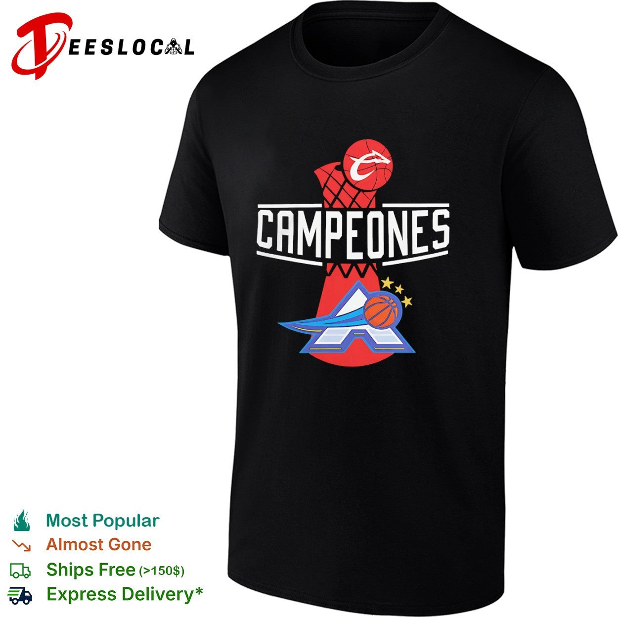 Campeones Cleveland Cavaliers and Alaska Aces Basketball shirt