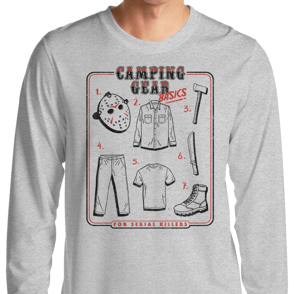 Camping Gear Basics - Long Sleeve T-Shirt Hoodie, Sweatshirt | CiraTrend.com (Image 3)