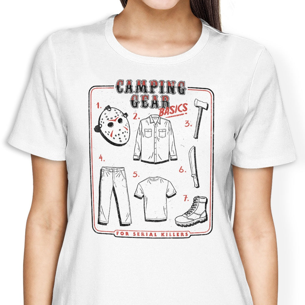Camping Gear Basics - Women's Apparel T-Shirts, Hoodie, Sweatshirt | CiraTrend.com (Image 1)
