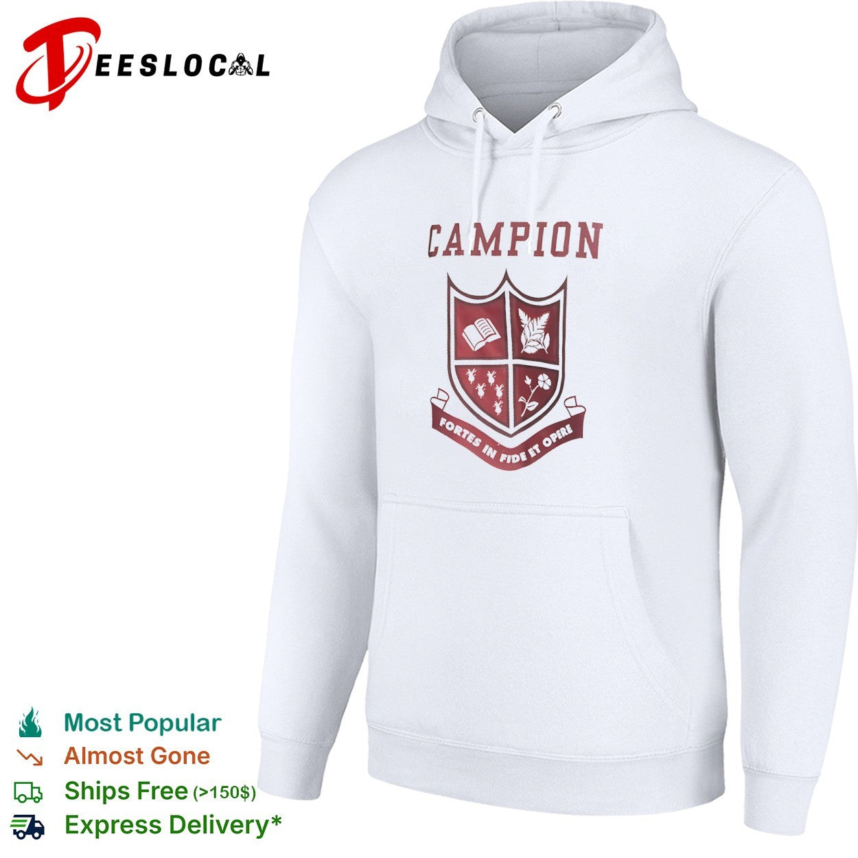 Campion Fortes in fide et opere crest shirt