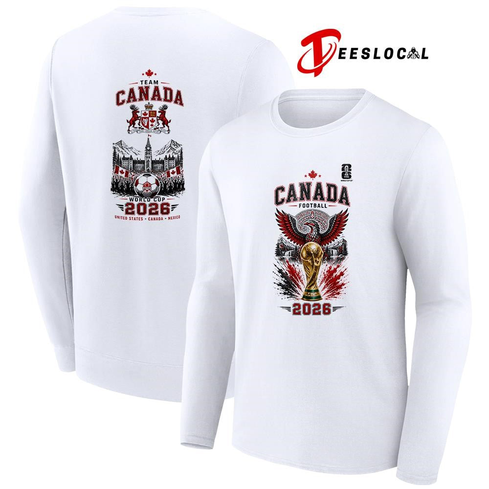 Canada World Cup trophy graphic shirt