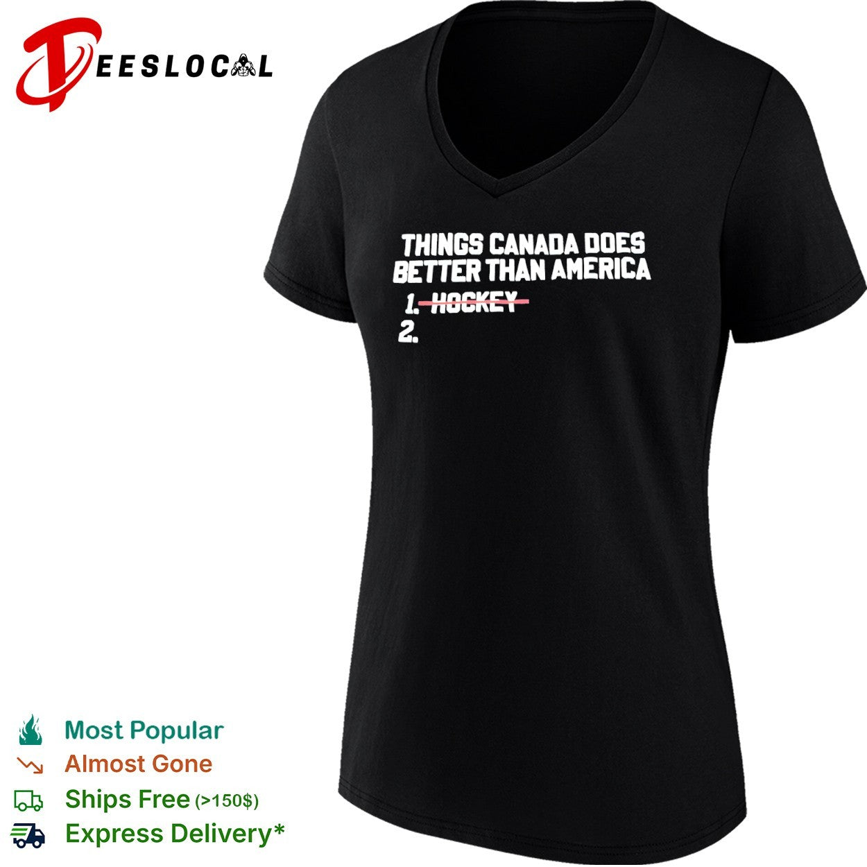 Canada things does better than America hockey shirt