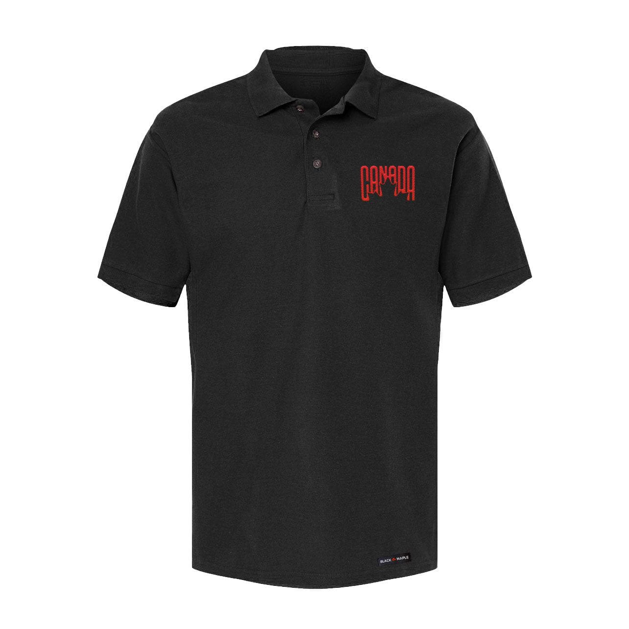 Canada Leaf Retro Design Polo Shirt