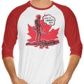 Canada's Behind - 3/4 Sleeve Raglan T-Shirt Hoodie, Sweatshirt | CiraTrend.com (Image 1)