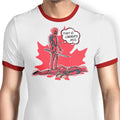 Canada's Behind - Ringer T-Shirt Hoodie, Sweatshirt | CiraTrend.com (Image 1)