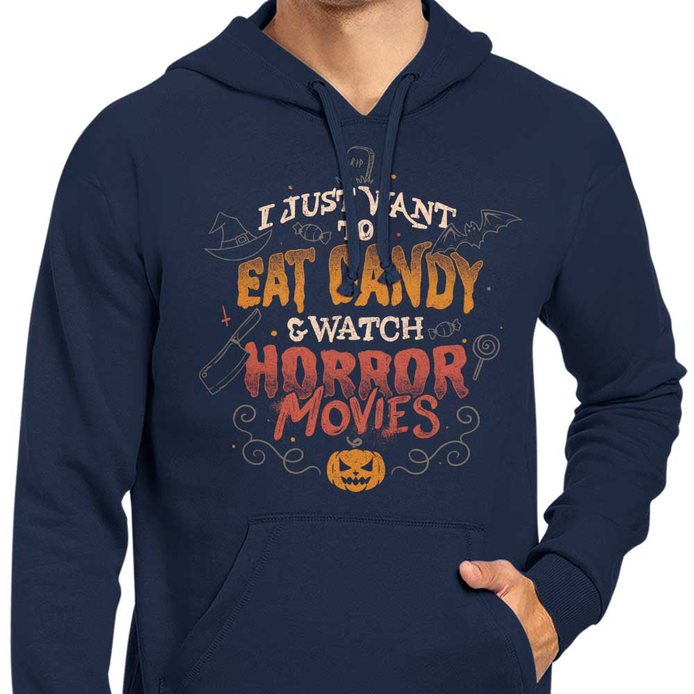 Candy and Horror Movies - Hoodie T-Shirts, Sweatshirt | CiraTrend.com (Image 5)