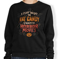 Candy and Horror Movies - Sweatshirt T-Shirts, Hoodie | CiraTrend.com (Image 1)
