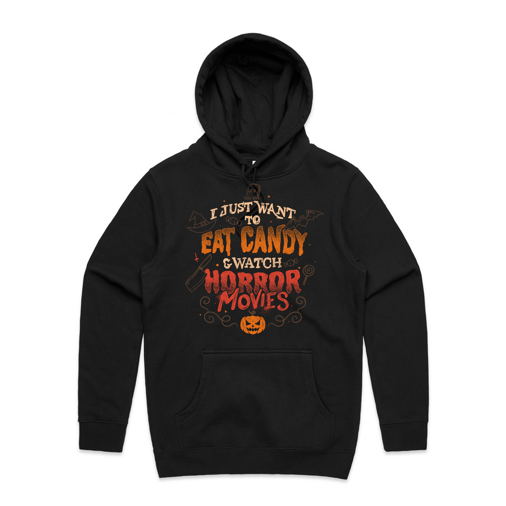 Candy & Horror Movies Hoodie T-Shirts, Sweatshirt | CiraTrend.com (Image 1)