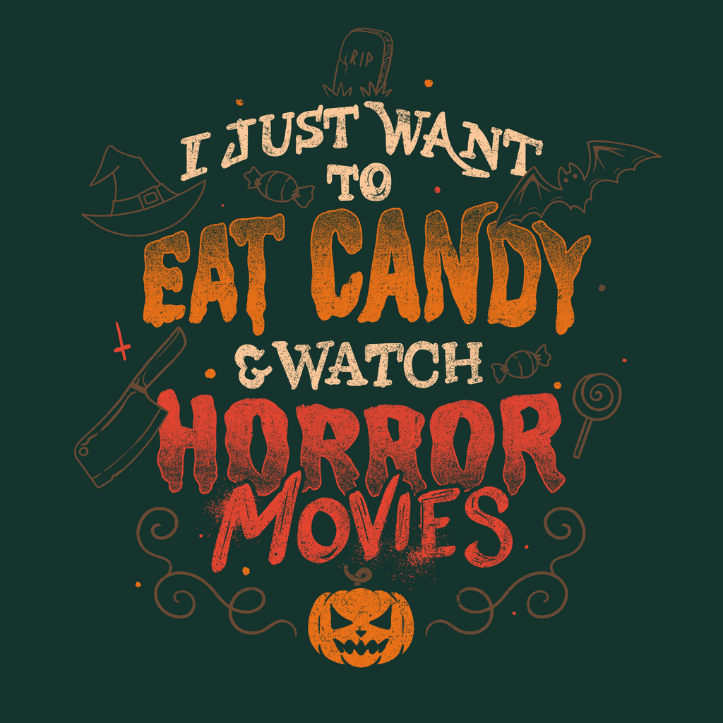Candy & Horror Movies Hoodie T-Shirts, Sweatshirt | CiraTrend.com (Image 2)