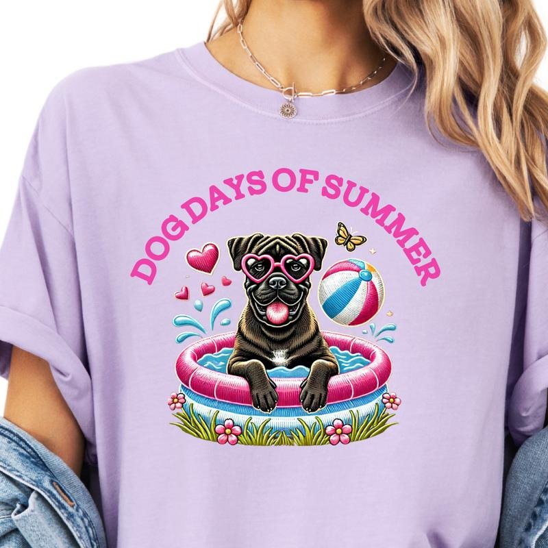 Cane Corso Dog Days of Summer Shirt ~ Unisex Apparel Relaxed Fit Printed In The USA Clothing Womenswear Casual Comfort...