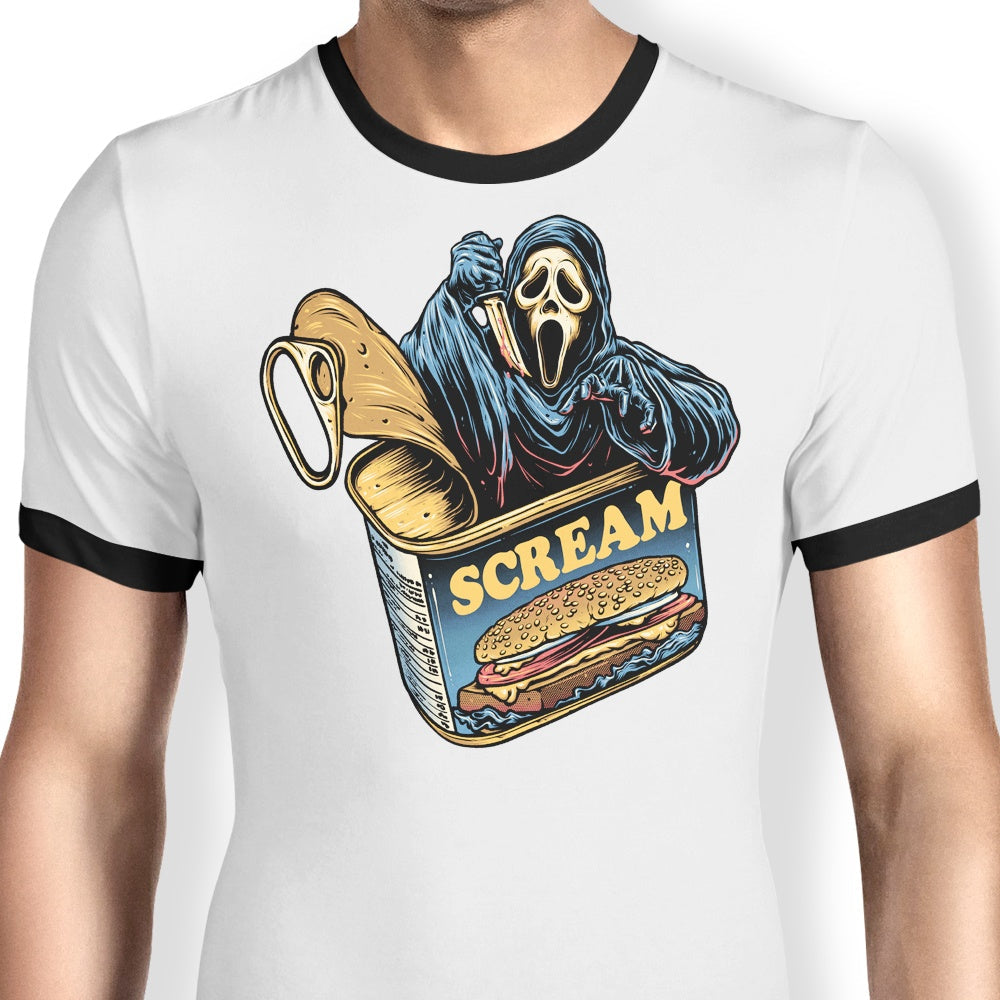 Canned Ghost - Ringer T-Shirt Hoodie, Sweatshirt | CiraTrend.com (Image 1)