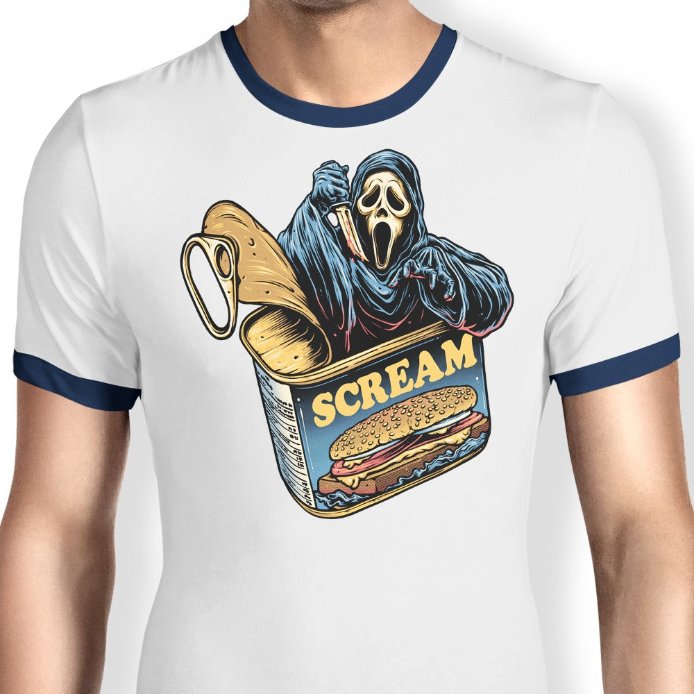 Canned Ghost - Ringer T-Shirt Hoodie, Sweatshirt | CiraTrend.com (Image 3)