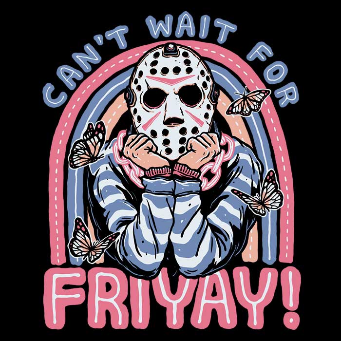 Can't Wait for Friyay - Long Sleeve T-Shirt Hoodie, Sweatshirt | CiraTrend.com (Image 2)