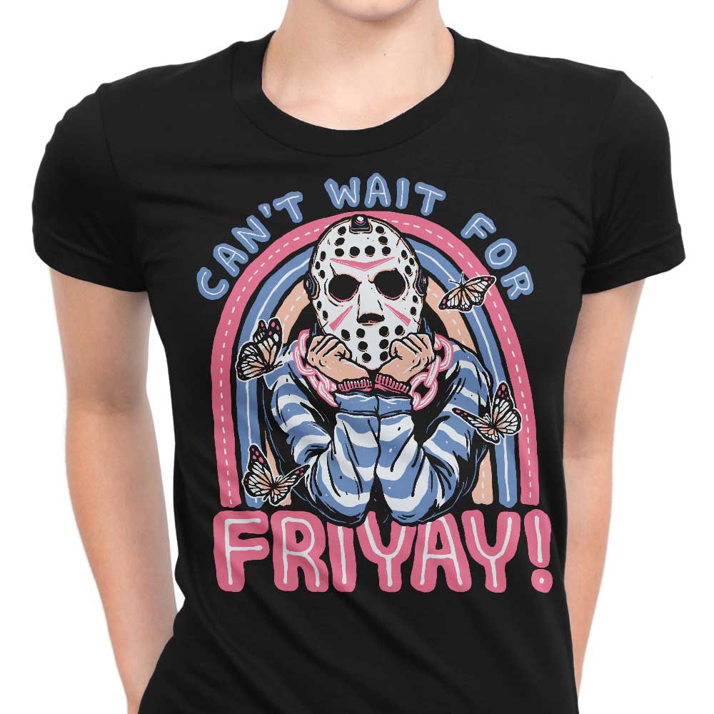 Can't Wait for Friyay - Women's Apparel T-Shirts, Hoodie, Sweatshirt | CiraTrend.com (Image 1)